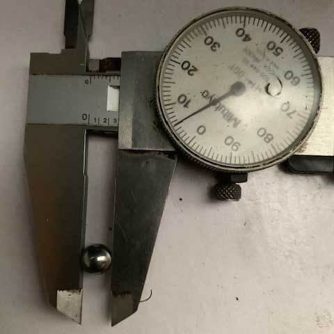 pression calibrations on ball bearings